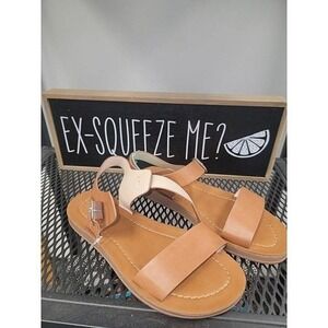 Girls Alexa Sandals Size 2 by Cat & Jack